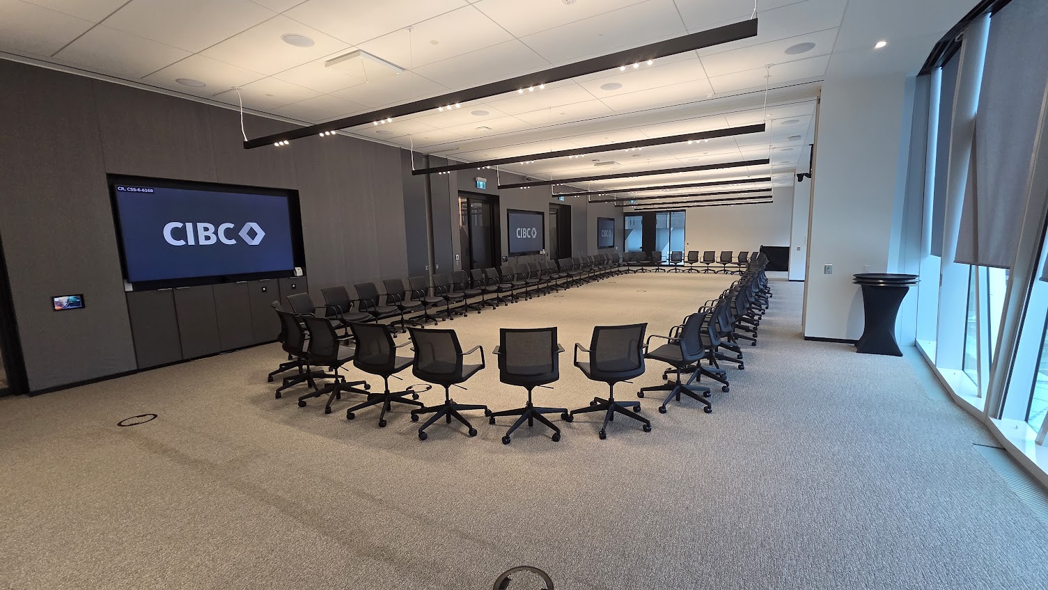 Workshop in progress — circle of chairs